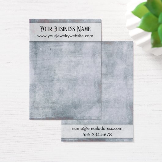 中和素朴イヤリングホルダー表示カード (デスク)