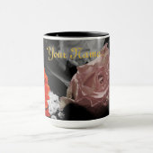 中和風ブルメンデザイン マグカップ (中央)