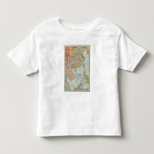 中国およびマレーシア トドラーTシャツ (正面)