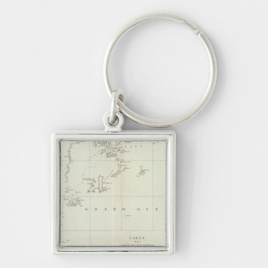 中国とアジア キーホルダー (正面)