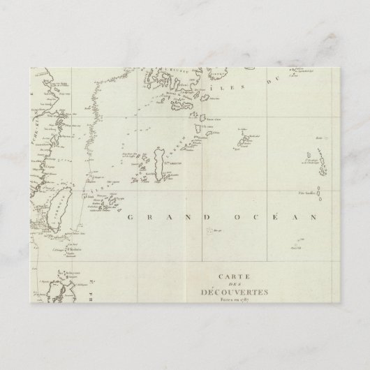 中国とアジア ポストカード (正面)