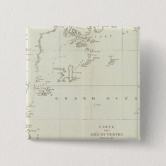 中国とアジア 缶バッジ (正面)