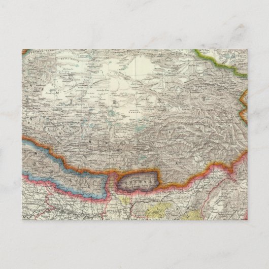 中国とチベット ポストカード (正面)