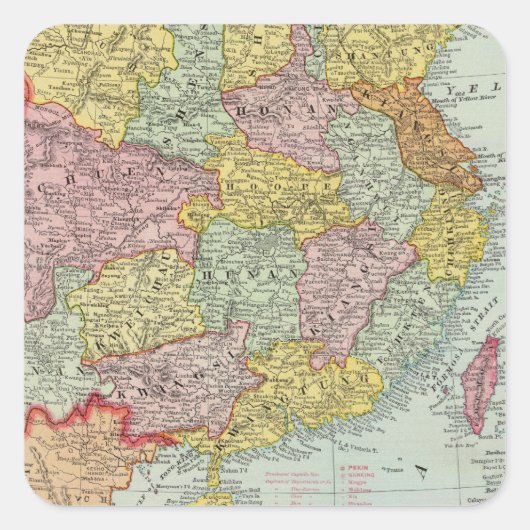 中国とマレーシア スクエアシール (正面)