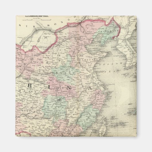 中国と日本2 マグネット (正面)