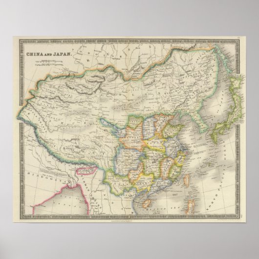 中国と日本 ポスター (正面)