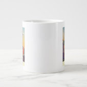 中国に飛ぶ鍋アメリカのクリッパー ジャンボコーヒーマグカップ (正面)