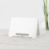 中国のありがとう サンキューカード (裏面)