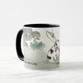 中国のうさぎ年 |カスタム年と名前 マグカップ (正面左)