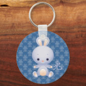中国のうさぎ年 キーホルダー (正面)