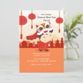 中国のお祝い招待状 招待状 (スタンド正面)