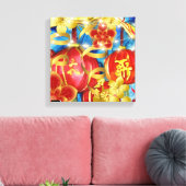 中国のお祝い キャンバスプリント (インサイチュ (リビング))