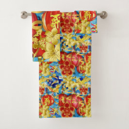 中国のお祝い バスタオルセット