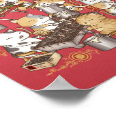 中国のくいっお洒落ぱっと新年 ポスター (角)