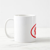 中国のこんにちは!你好!ニーハオ! コーヒーマグカップ (左)