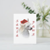 中国のすり身のサンタ シーズンポストカード (スタンド正面)