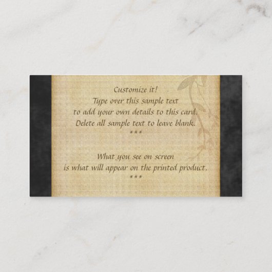 中国ので赤いドラゴンの名刺 名刺 (裏面)