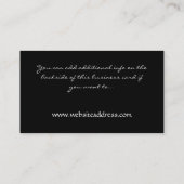 中国のなアジアパターン（の模様が）あるなデザイン2の名刺 名刺 (裏面)