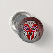 中国のなオペラマスク-猿王 缶バッジ (正面&裏面)