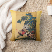 中国のなオンドリの新年2017の日本のな芸術Pillow1 クッション (ブランケット)