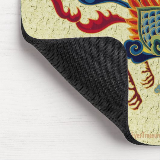 中国のなオンドリの芸術のデザインのマウスパッド マウスパッド (コーナー)