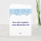 中国のなクリスマスカード シーズンカード (裏面)