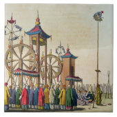 中国のなサーカス、「Le Costumeからのイラストレーション タイル (正面)