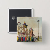 中国のなサーカス、「Le Costumeからのイラストレーション 缶バッジ (正面&裏面)