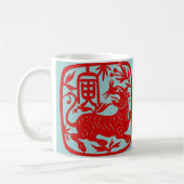 中国のなトラのマグ コーヒーマグカップ (左)