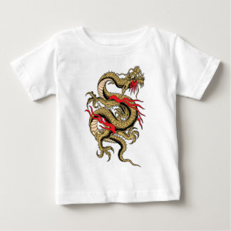 中国のなドラゴンのカスタマイズ可能なデザイン ベビーTシャツ