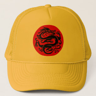 中国のなドラゴンのシールの帽子 キャップ