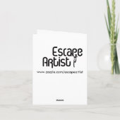 中国のなドラゴンのブランクのメッセージカード カード (裏面)