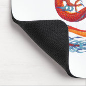 中国のなドラゴンのマウスパッド マウスパッド (コーナー)