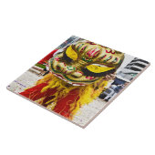 中国のなドラゴンの衣裳、チンタオの2人、 タイル (側面)