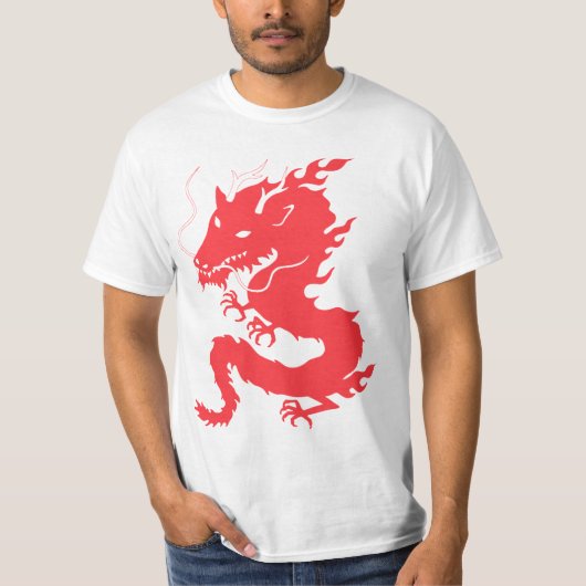 中国のなドラゴンのTシャツ Tシャツ (正面)