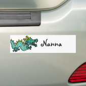 中国のなドラゴン バンパーステッカー (車上)