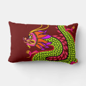 中国のなドラゴン ランバークッション (裏面)