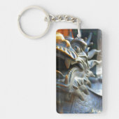 中国のなドラゴン-両面のキーホルダー キーホルダー (正面)