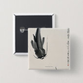 中国のなナマズ 缶バッジ (正面&裏面)