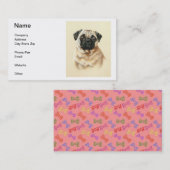 中国のなパグの名刺 名刺 (正面/裏面)