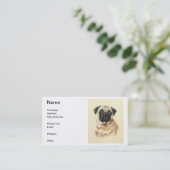 中国のなパグの名刺 名刺 (スタンド正面)