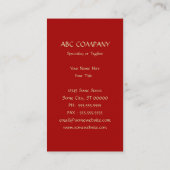 中国のなヘビの記号 名刺 (裏面)