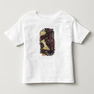 中国のなラッカーと飾られる机 トドラーTシャツ