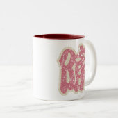 中国のな一流の陳"ヴィンテージ" ツートーンマグカップ (正面右)