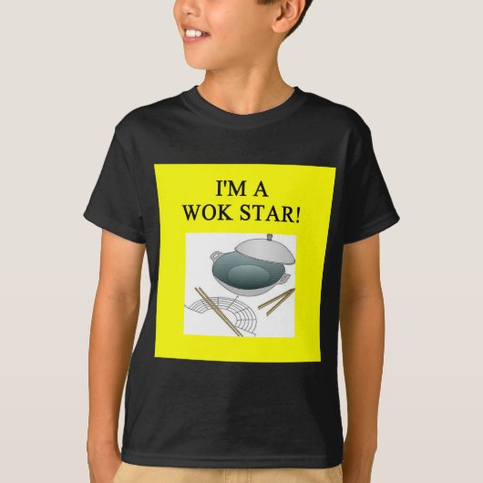 中国のな中華なべの料理 Tシャツ (正面)