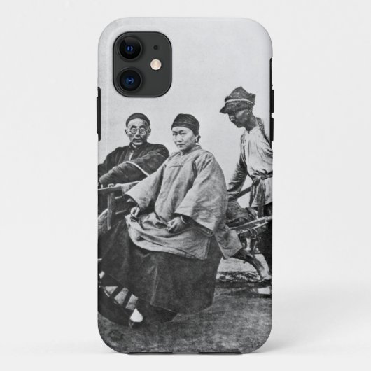 中国のな人力車、c.1870 (b/wの写真) Case-Mate iPhoneケース (裏面)