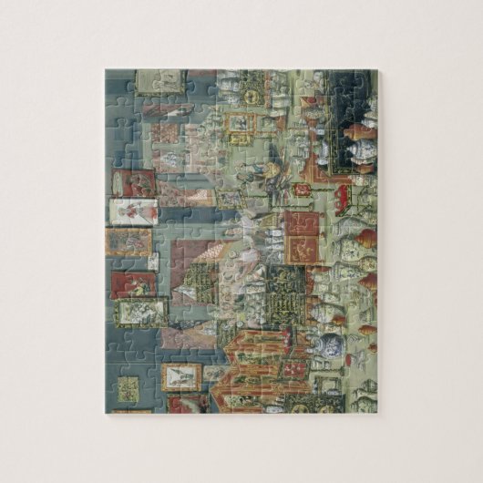 中国のな商品、18世紀半ば(ceraを販売する店 ジグソーパズル (縦)