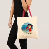 中国のな女の子 トートバッグ (正面(商品))