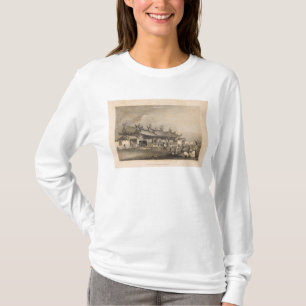 中国のな寺院、シンガポール Tシャツ