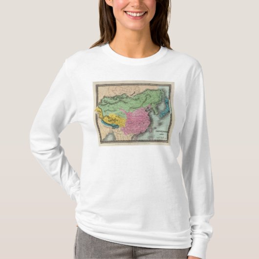 中国のな帝国および日本 Tシャツ (正面)